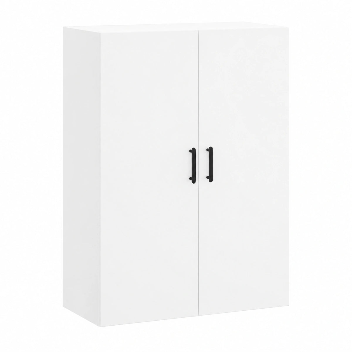 Armoire, avec rangement, avec portes, 2 pièces, 69,5 x 34 x 90 cm, coloris blanc, pour la chambre