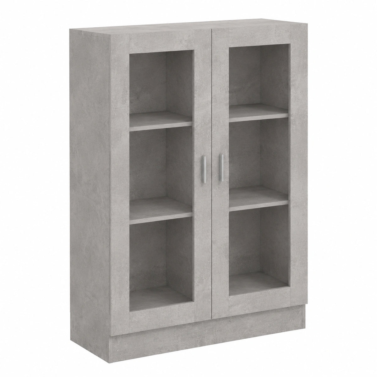Armoire, avec rangement, en verre, coloris gris, 82,5 x 30,5 x 115 cm, pour la chambre