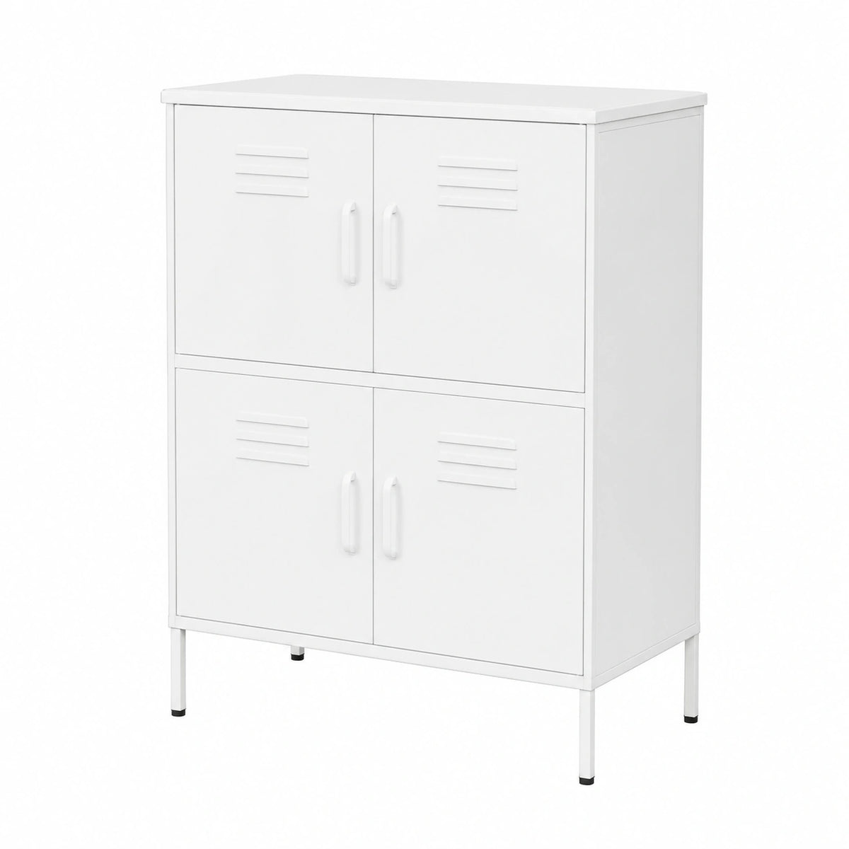 Armoire, avec rangement, en acier, coloris blanc, 80 x 35 x 101,5 cm, pour la chambre