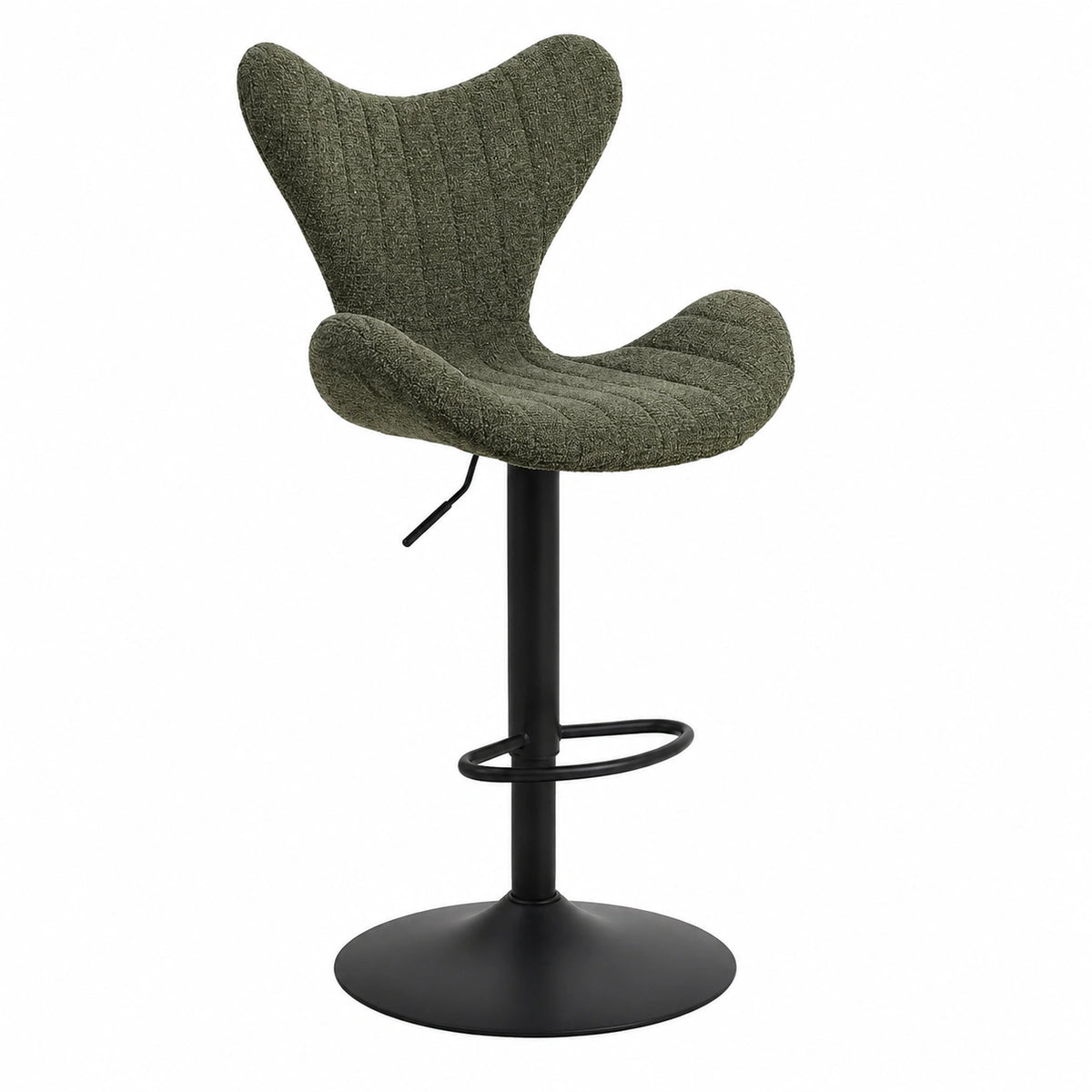 Chaise, en métal, coloris vert, pour la salle à manger ou la cuisine