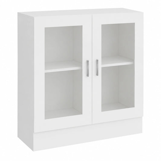 Armoire, avec rangement, en verre, coloris blanc, 82,5 x 30,5 x 80 cm, pour la chambre