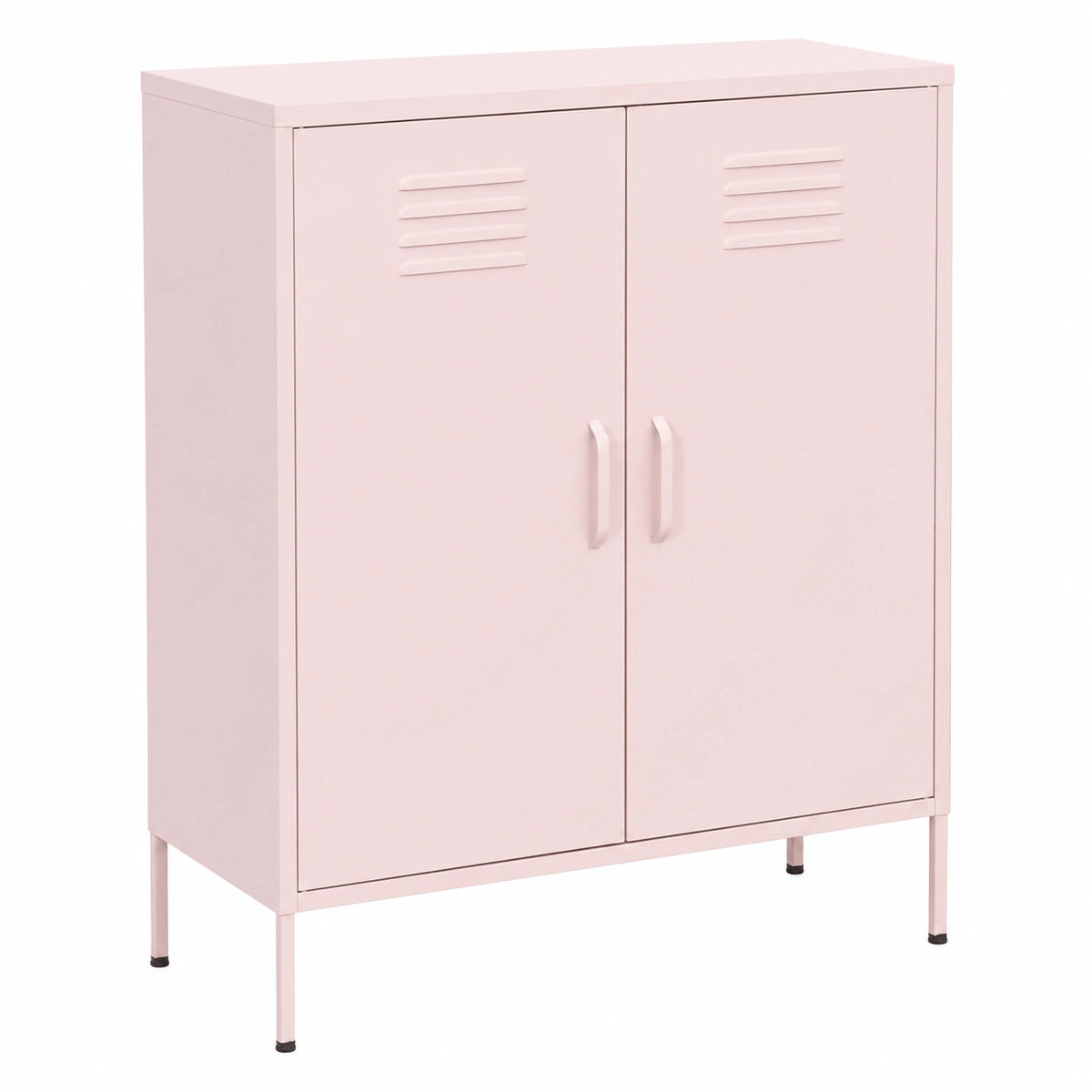 Armoire, en acier, avec rangement, coloris rose, 80 x 35 x 101,5 cm, pour la chambre