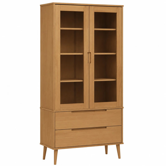 Armoire, coloris marron, 90 x 35 x 175 cm, pour la chambre