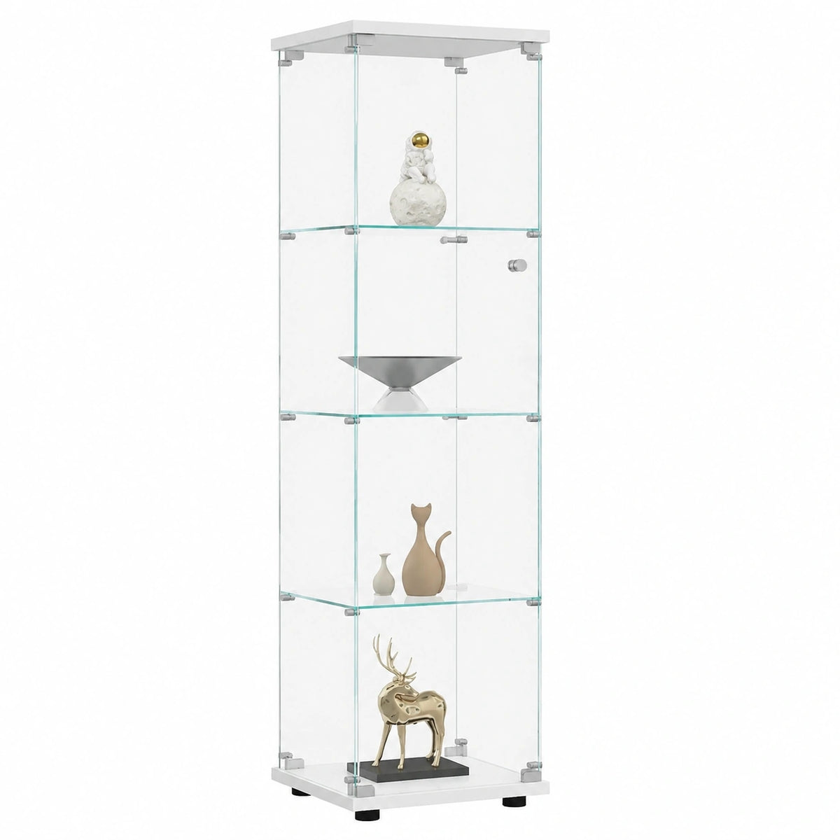 Armoire, avec portes, en verre, pour la chambre