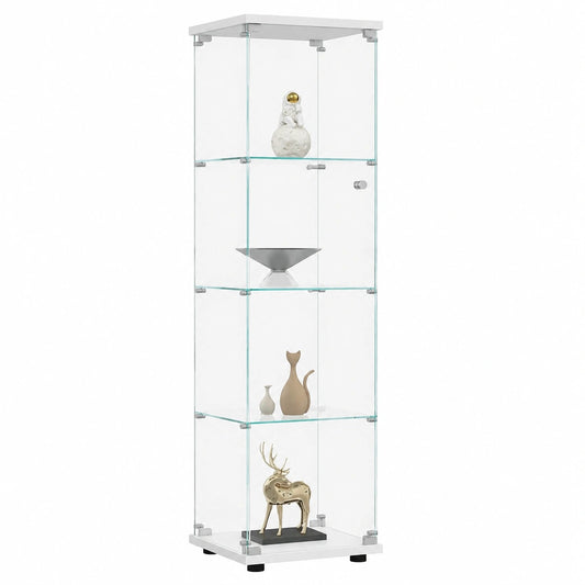 Armoire, avec portes, en verre, pour la chambre